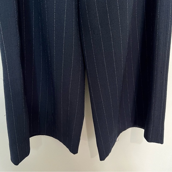 Ganni Women's Clark Pinstripe Trousers - Total Eclipse size 2 - Picture 3 of 8